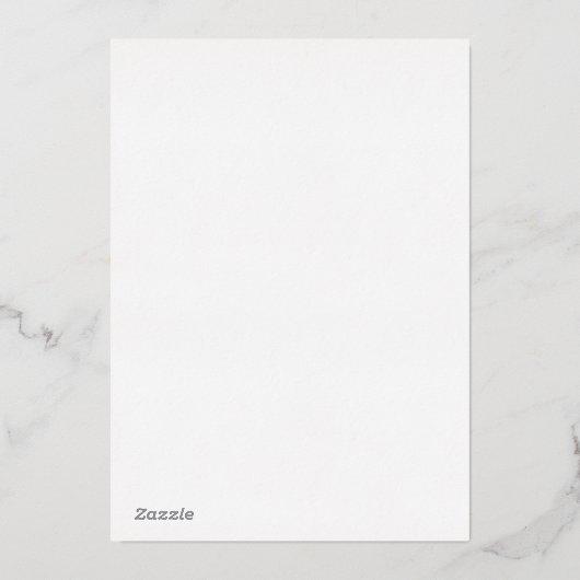 Jacksonville State University Afstuderen Folie Uitnodiging (Achterkant)