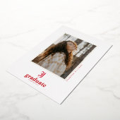 Jacksonville State University Afstuderen Folie Uitnodiging (Gedraaid)