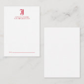 Jacksonville State University Afstuderen Notitiekaartje (Voorkant / Achterkant)