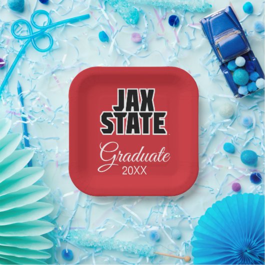 Jacksonville State University Afstuderen Papieren Bordje (Feest)