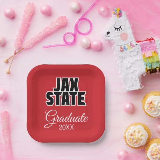 Jacksonville State University Afstuderen Papieren Bordje (Feest)