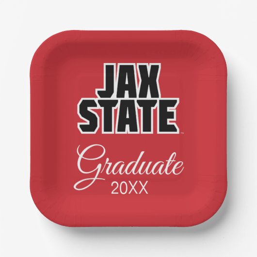 Jacksonville State University Afstuderen Papieren Bordje (Voorkant)
