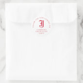 Jacksonville State University Afstuderen Ronde Sticker (Tas)