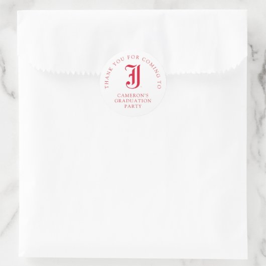 Jacksonville State University Afstuderen Ronde Sticker (Tas)