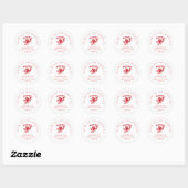 Jacksonville State University Afstuderen Ronde Sticker (Vel)