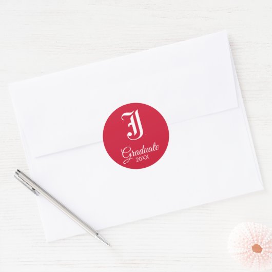 Jacksonville State University Afstuderen Ronde Sticker (Envelop)