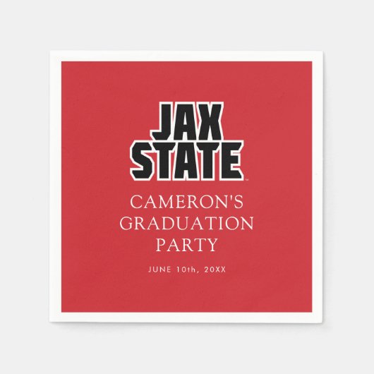 Jacksonville State University Afstuderen Servet (Voorkant)