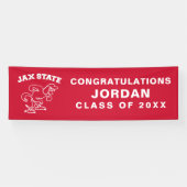 Jacksonville State University Afstuderen Spandoek (Horizontaal)