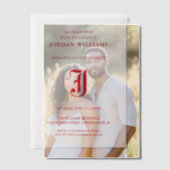 Jacksonville State University Afstuderen Vellum Uitnodigingen (Offset (Koppel))