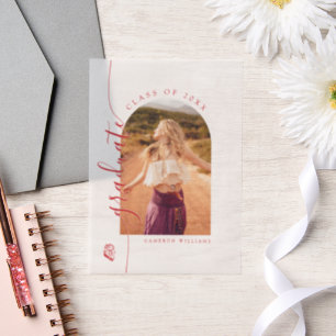 Jacksonville State University Afstuderen Vellum Uitnodigingen