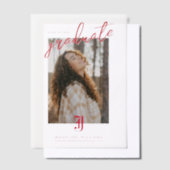 Jacksonville State University Afstuderen Vellum Uitnodigingen (Offset)