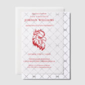 Jacksonville State University Afstuderen Vellum Uitnodigingen (Offset (Uitnodiging))