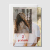 Jacksonville State University Afstuderen Vellum Uitnodigingen (Offset (Koppel))