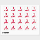 Jacksonville State University Afstuderen Vierkante Sticker (Vel)