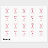 Jacksonville State University Afstuderen Vierkante Sticker (Vel)