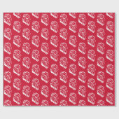 Jacksonville State University Gamecocks Rode gamec Cadeaupapier (Vlak)