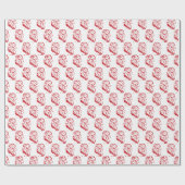 Jacksonville State University Gamecocks Rode gamec Cadeaupapier (Vlak)
