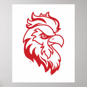 Jacksonville State University Gamecocks Rode gamec Poster