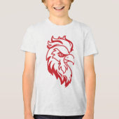Jacksonville State University Gamecocks Rode gamec Tri-Blend Shirt (Voorkant)