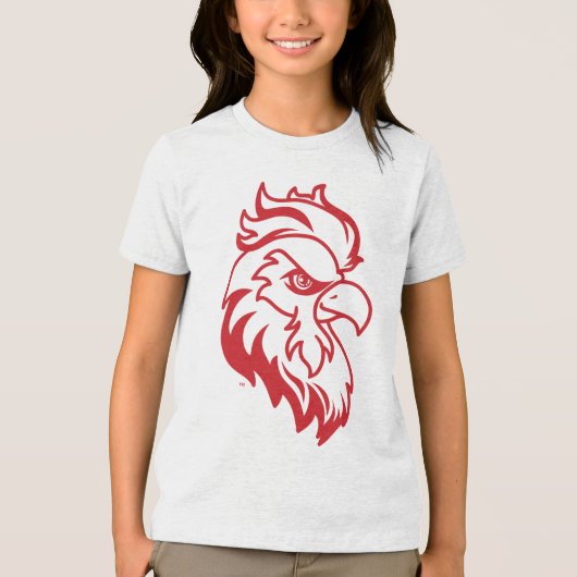 Jacksonville State University Gamecocks Rode gamec Tri-Blend Shirt (Voorkant)