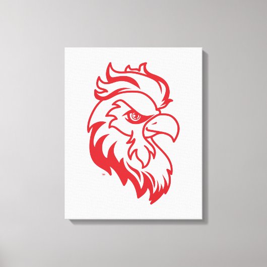 Jacksonville State University Gamecocks Rode gameh Canvas Afdruk (Voorkant)