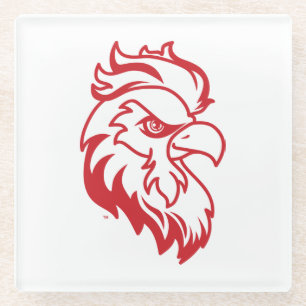 Jacksonville State University Gamecocks Rode gameh Glazen Onderzetter