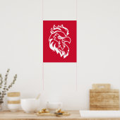 Jacksonville State University Gamecocks Rode gameh Poster (Keuken)