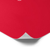 Jacksonville State University Gamecocks Rode gameh Poster (Hoek)