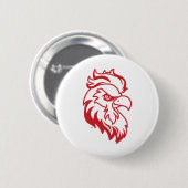 Jacksonville State University Gamecocks Rode gameh Ronde Button 5,7 Cm (Voorkant /achterkant)