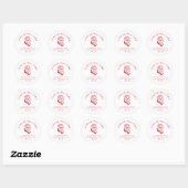 Jacksonville State University Gamecocks Rode gameh Ronde Sticker (Vel)