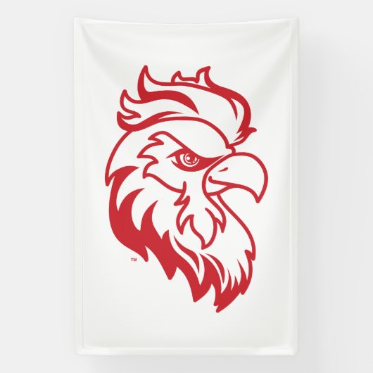 Jacksonville State University Gamecocks Rode gameh Spandoek (Verticaal)