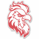 Jacksonville State University Gamecocks Rode gameh Sticker (Voorkant)