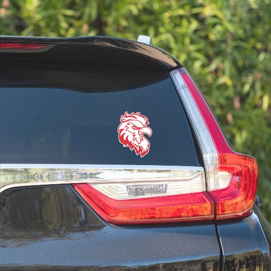 Jacksonville State University Gamecocks Rode gameh Sticker (Auto Zijkant)