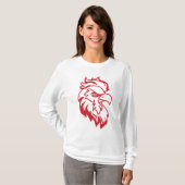 Jacksonville State University Gamecocks Rode gameh T-shirt (Voorkant volledig)