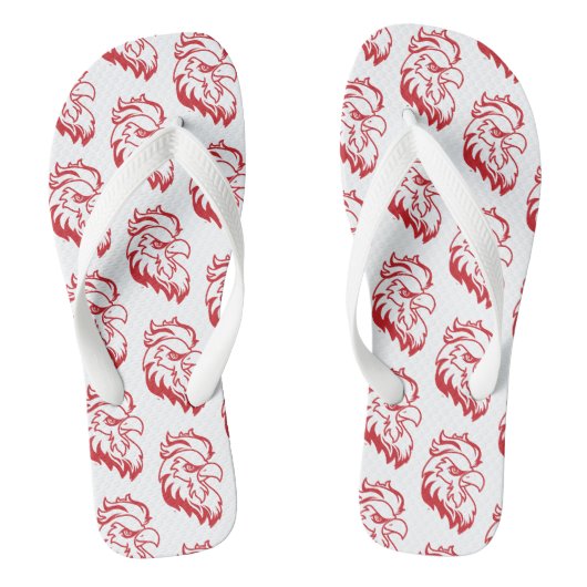 Jacksonville State University Gamecocks Rode gameh Teenslippers (Voetbed)