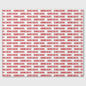 Jacksonville State University Gamecocks Rode Logo Cadeaupapier (Vlak)