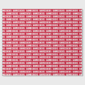 Jacksonville State University Gamecocks Rode Logo Cadeaupapier (Vlak)