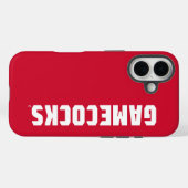 Jacksonville State University Gamecocks Rode Logo Case-Mate iPhone Case (Achterkant (horizontaal))