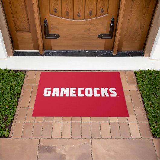 Jacksonville State University Gamecocks Rode Logo Deurmat (Buiten)