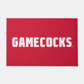 Jacksonville State University Gamecocks Rode Logo Deurmat (Voorkant)