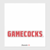 Jacksonville State University Gamecocks Rode Logo Sticker (Vel)