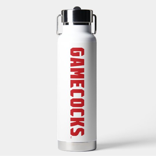 Jacksonville State University Gamecocks Rode Logo Waterfles (Voorkant)