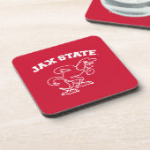 Jacksonville State University JAX State Gamecocks Bier Onderzetter (Linkerzijde)