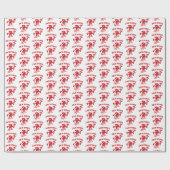 Jacksonville State University JAX State Gamecocks Cadeaupapier (Vlak)