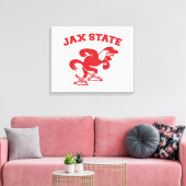 Jacksonville State University JAX State Gamecocks Canvas Afdruk (Insitu (Woonkamer))