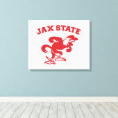 Jacksonville State University JAX State Gamecocks Canvas Afdruk (Insitu (Houten vloer))