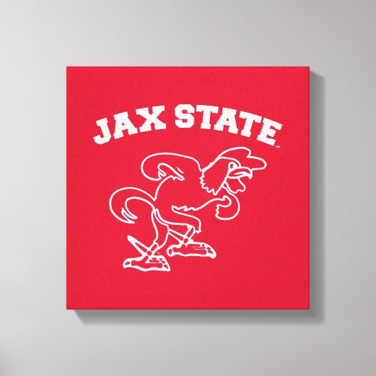 Jacksonville State University JAX State Gamecocks Canvas Afdruk (Voorkant)
