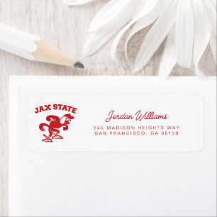 Jacksonville State University JAX State Gamecocks Etiket