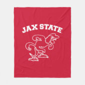 Jacksonville State University JAX State Gamecocks Fleece Deken (Voorkant)