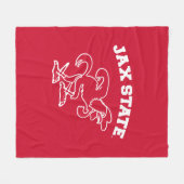 Jacksonville State University JAX State Gamecocks Fleece Deken (Voorkant (Horizontaal))